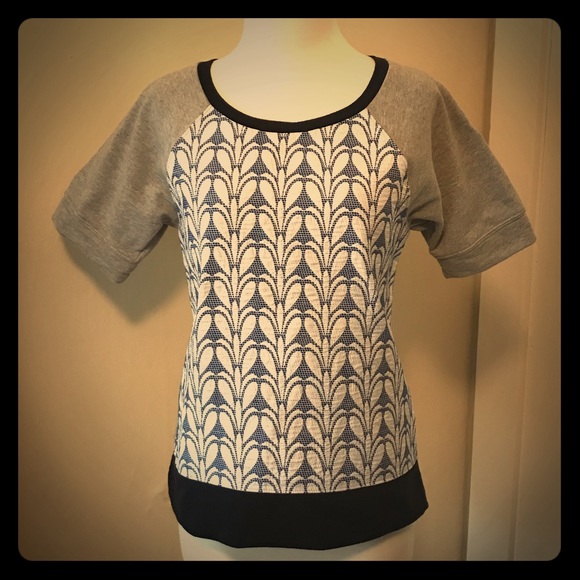 J. Crew Tops - J Crew embellished sweatshirt